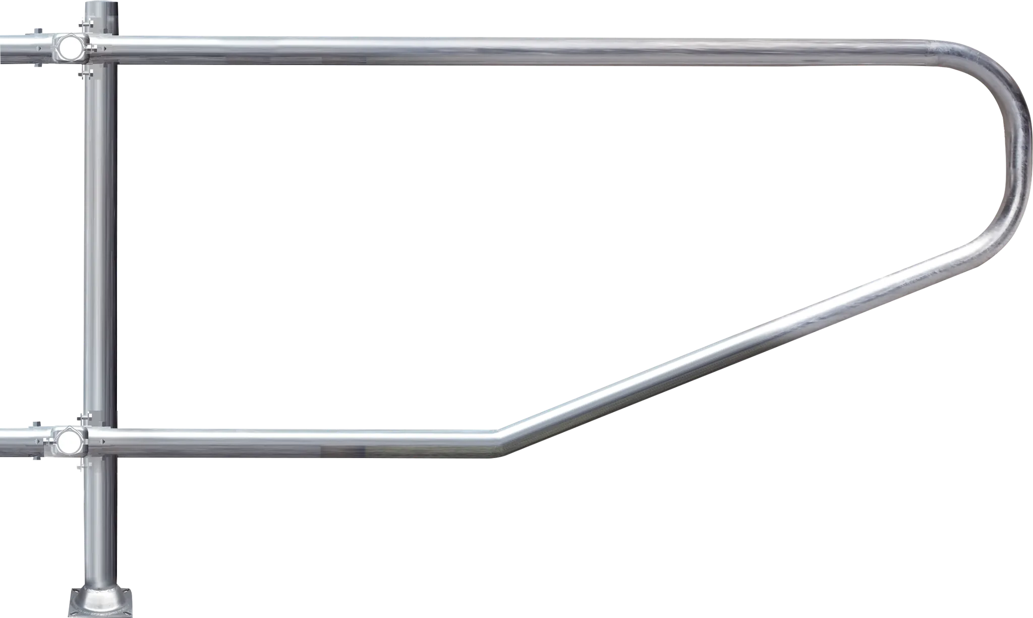 Liegeboxenbügel Universal, d=60,3mm L= 2,25 m
