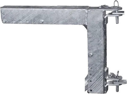 Montagerahmen f. Abtrennungen an Liegeboxenbügel