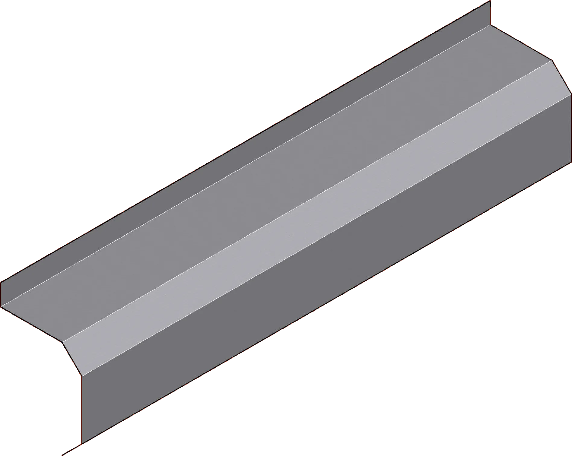 Abdeckhaube für Roll-Tore 6,00 m