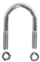 Bügelschraube M8, Ø 34 mm, mit 2 Muttern