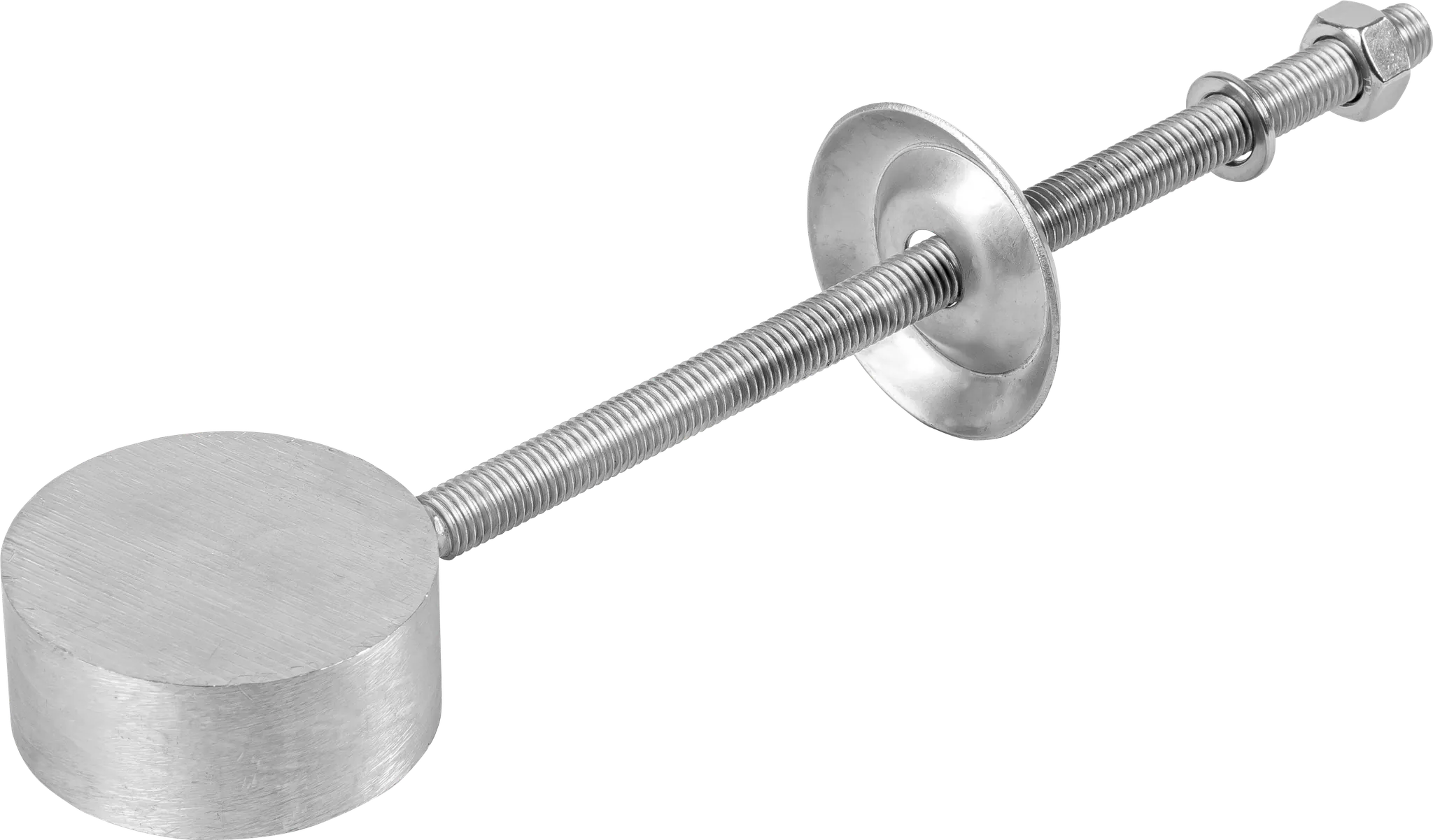 Spaltenanker M12x235 mm, rund, Edelstahl Schlitzbreite ab 3 cm, inkl. Muttern