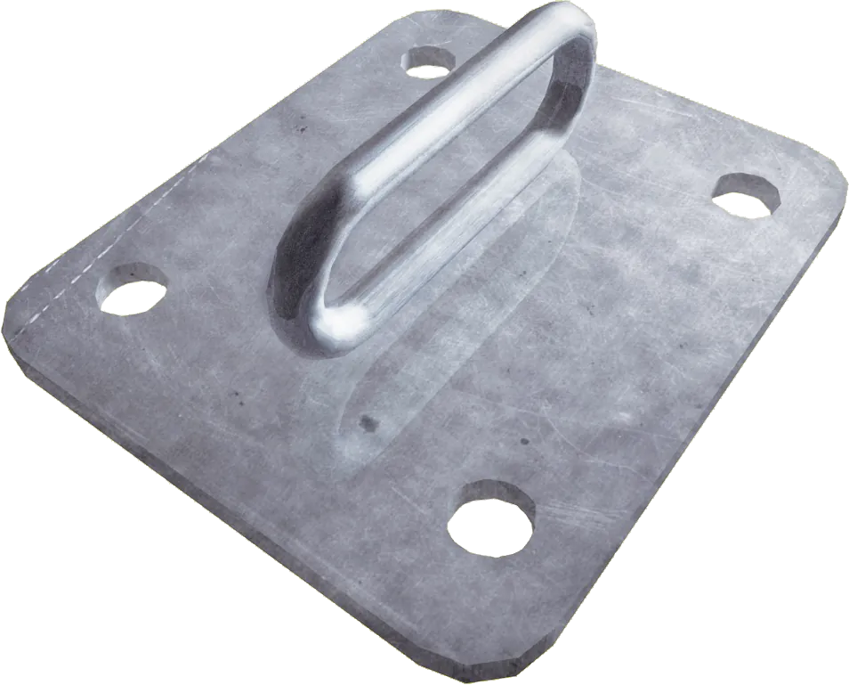 Halter für Nacken- und Nasengurt Boden/Wand und Pfosten 60x60 mm