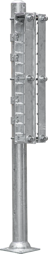 Pfostenhalter, zweiseitig Futtertischabtrennung Bullen