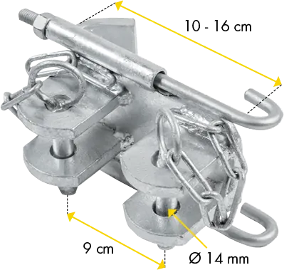 Halter für IPE-Träger 10-16 cm