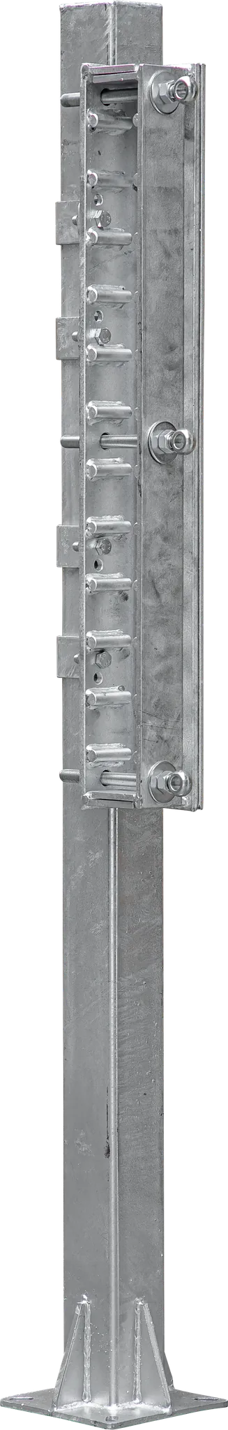 Pfostenhalter, einseitig Futtertischabtrennung Bullen