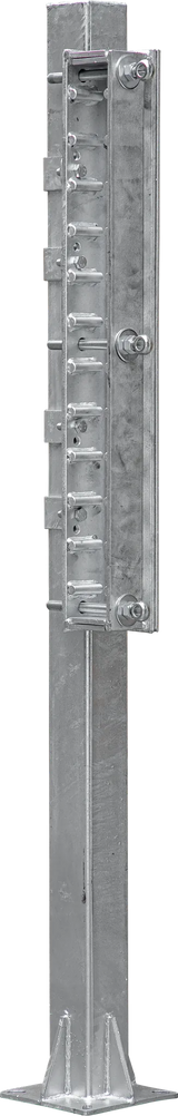 Pfostenhalter, einseitig Futtertischabtrennung Bullen