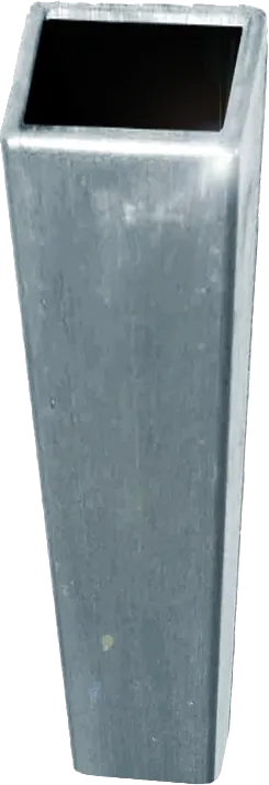 Rohr Quadrat 60 x 60 x 2 mm 6,00 m Stange, verzinkt