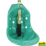 Rohrventil-Becken Mod. 370, emailliert, Gusseisen, ½" Messingventil, für Schafe und Ziegen