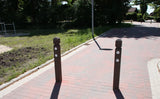 Poller Pyramidenkopf aus Recyclingmaterial