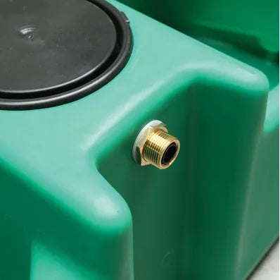 Weidetränke, eckig,  70 Liter Hochdruckventil, 960x390x350 mm