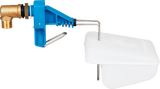 Niederdruckventil (blau) mit Schwimmer, Anschluß 1/2" oder 3/4" (inkl. Adapter)