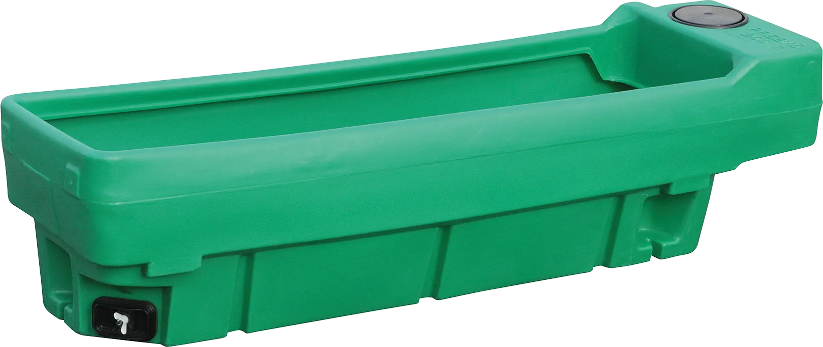 Weidetränke, eckig, 200 Liter 1600x460x440mm, ohne Schwimmerventil