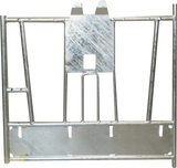 Klapptür mit Nuckeleimerhalter für Kälberhütten Ministar u. Logistar