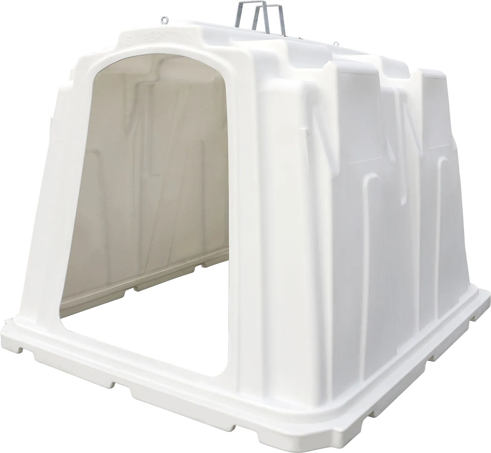 Kälberhütte XXL ohne Umzäunung TxBxH: 2,45x4,50x2,00 m