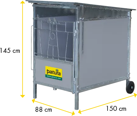 Kälber-Auto MINI ohne Dach inkl. Boden