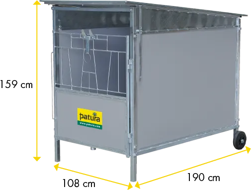 Kälber-Auto MAXI mit Dach inkl. Boden