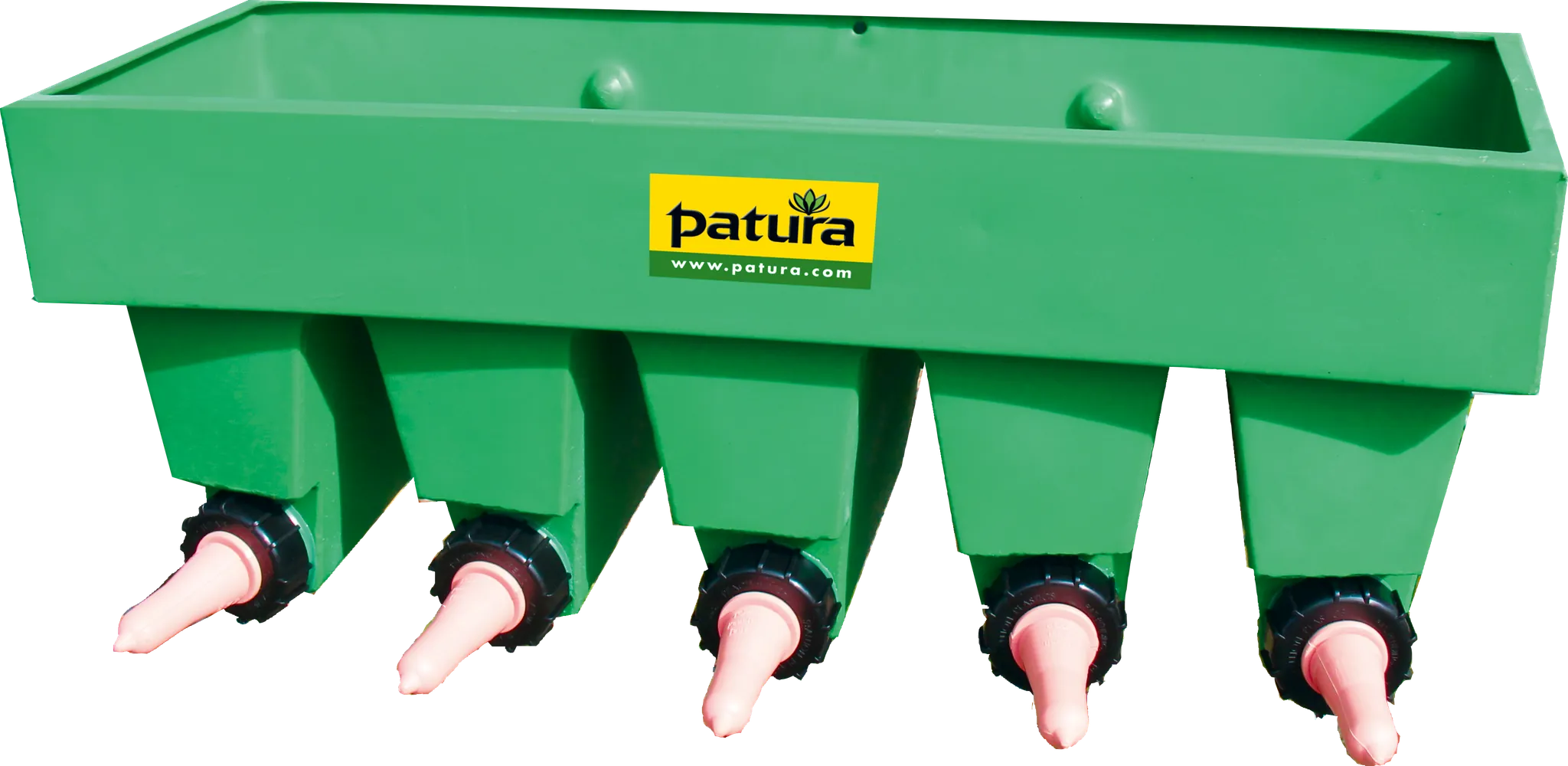 Kälber-Bar, 5 Nuckel mit Fächern mit Zubehörbeutel