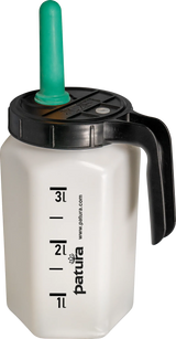 Kälber-Tränkeflasche Profi 3 Liter inkl. Sauger weich und 1-Click-Ventil