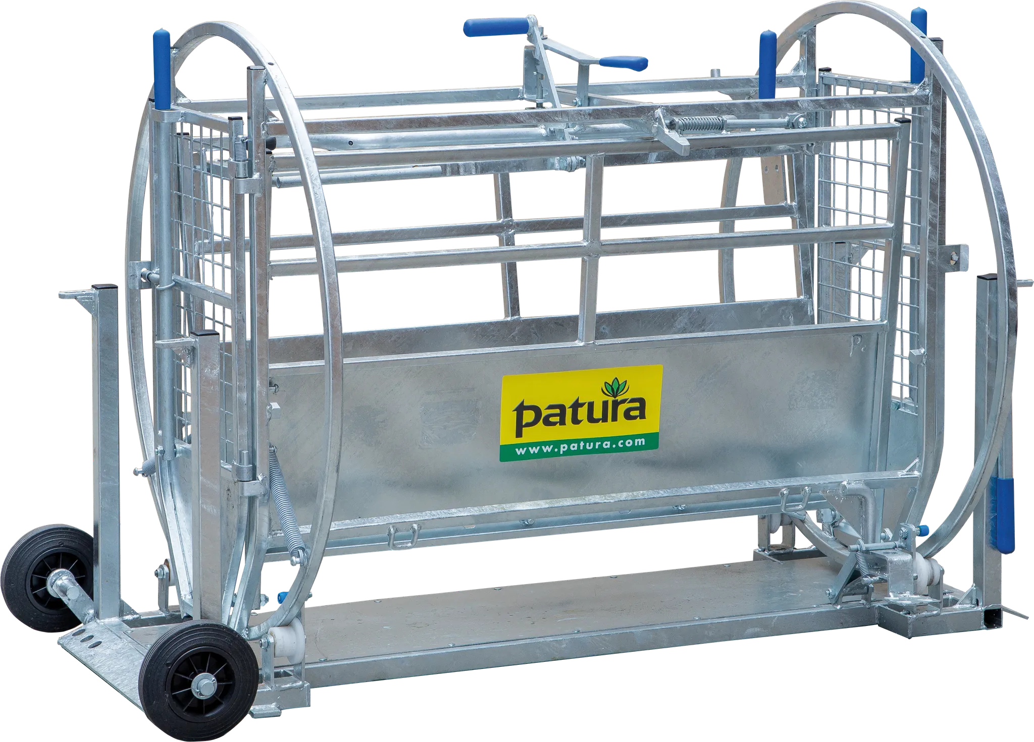 Wendebox für Schafe verzinkt, inkl. Fahrwerk