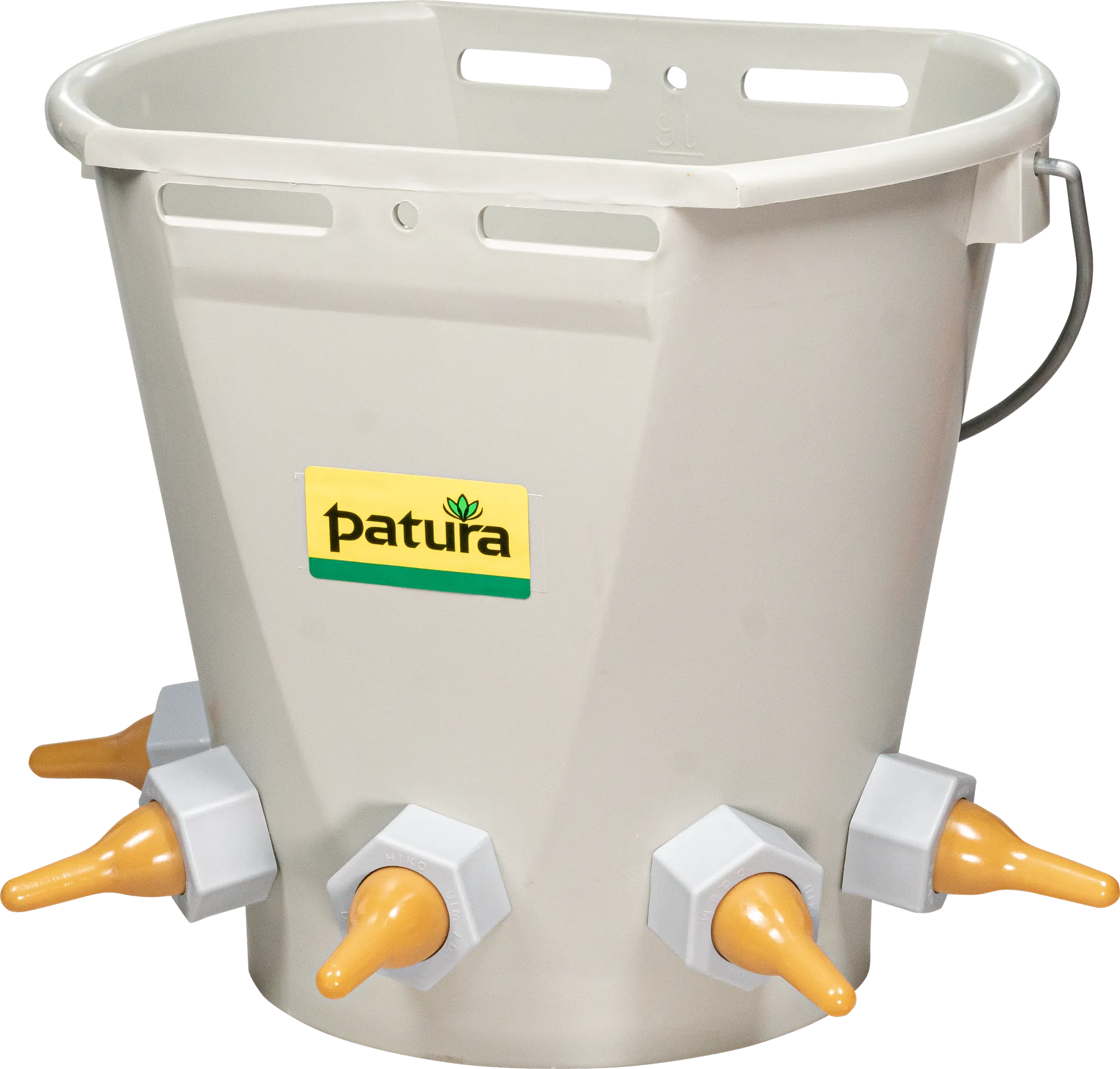 Tränkeeimer für Lämmer 5 Tränkestellen, Inhalt: 9 Liter