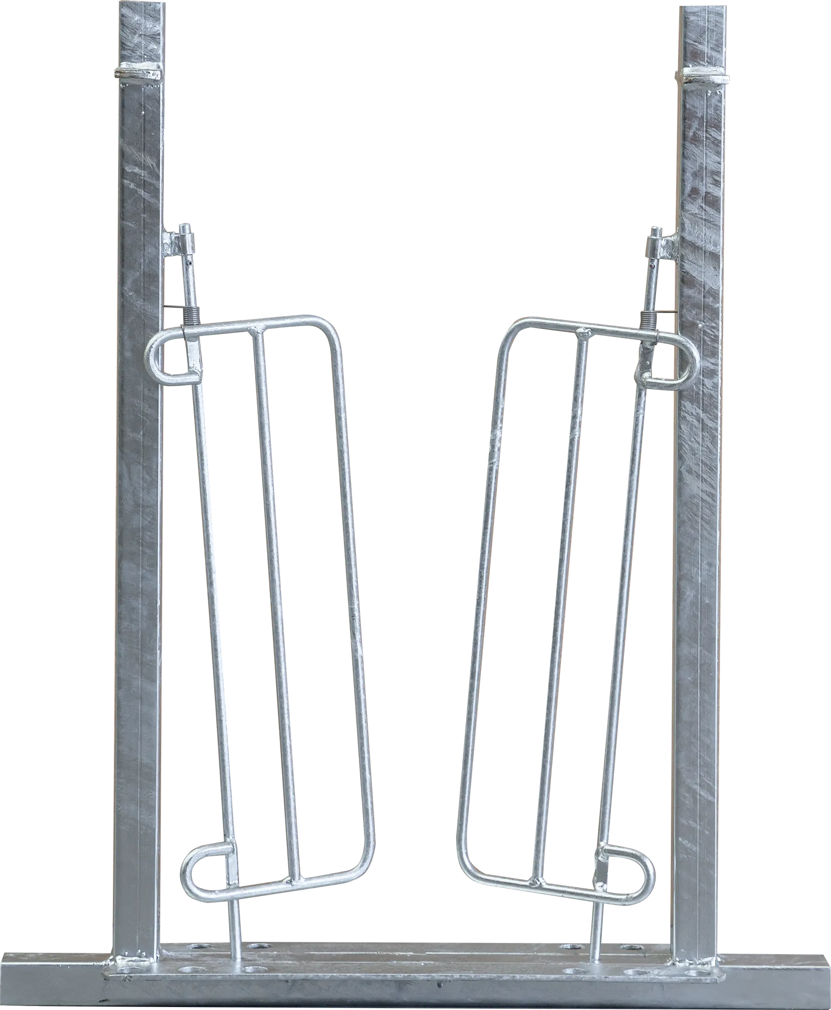 Rücklaufsperre im Treibgangrahmen für Fang- und Behandlungsanlagen