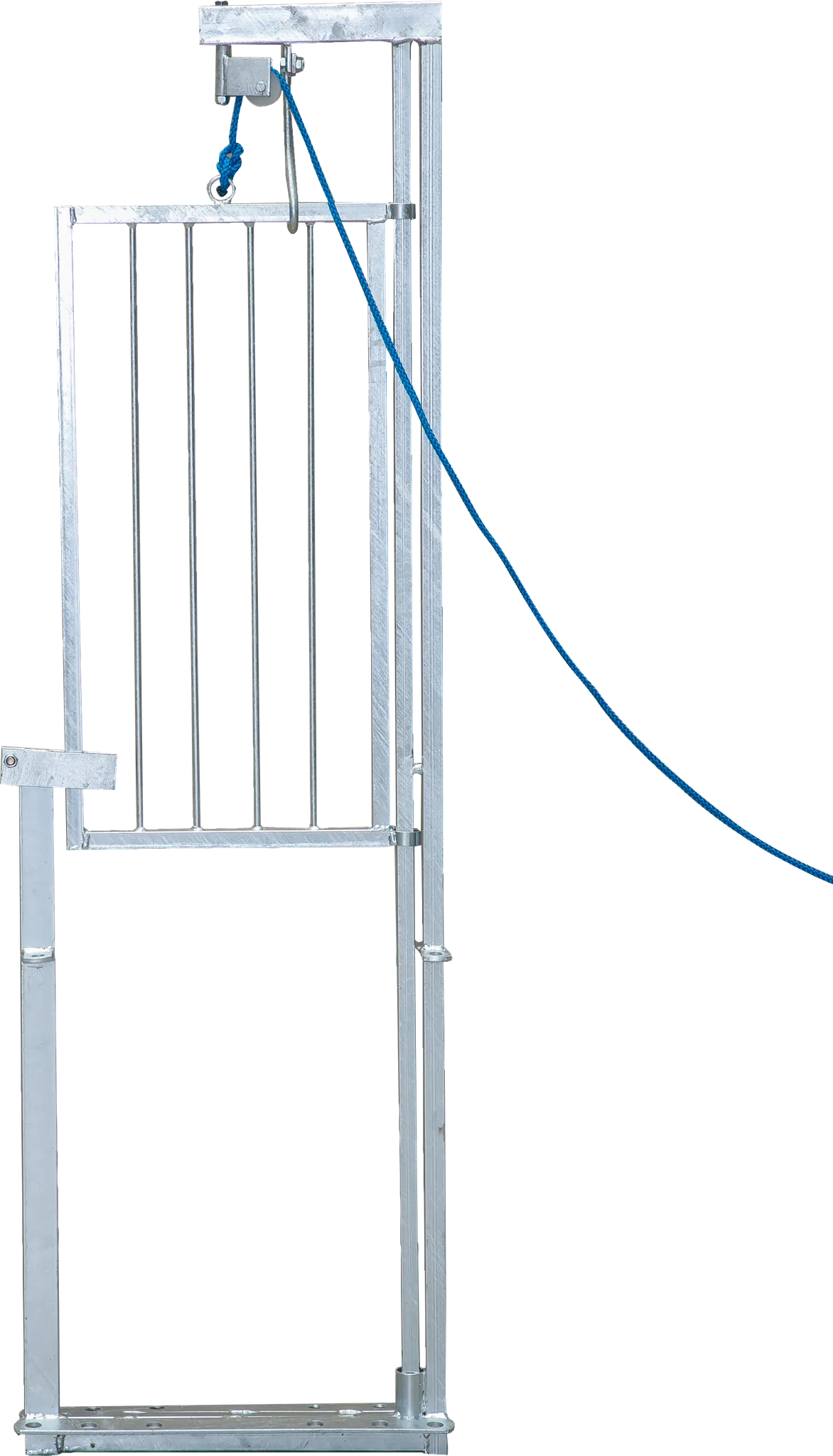 Falltor mit Seilbetätigung, für Schaf Fanganlagen, verzinkt