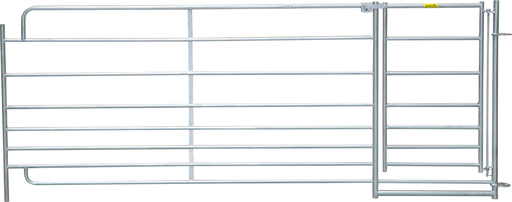 Steckfix-Horde XL mit Tor 2,75 m 8 Rohre, Höhe 1,10 m