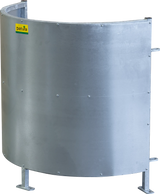 Kurvenhorde blechverkleidet, L=1,10m für Fang- und Behandlungsanlagen