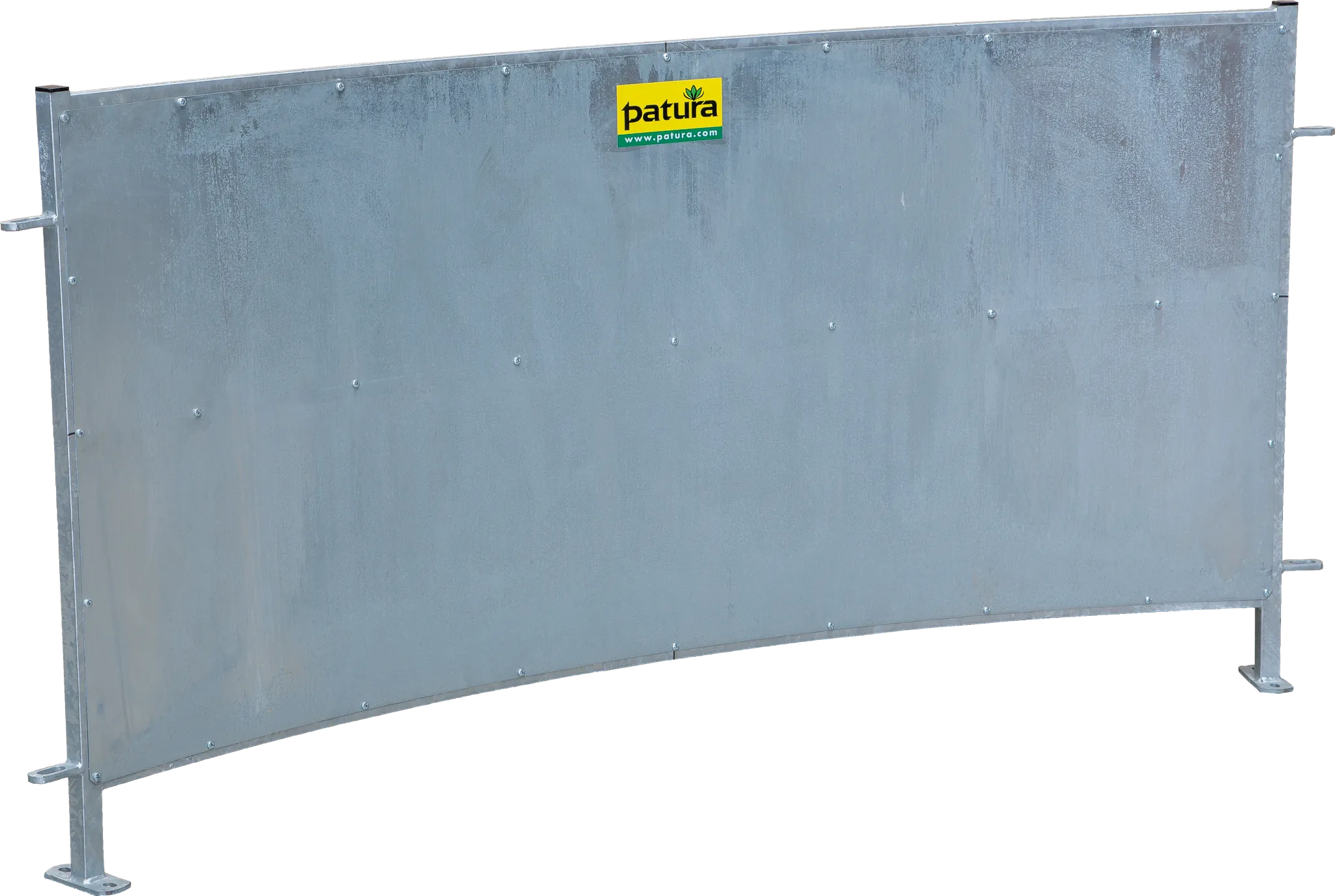 Kurvenhorde, blechverkleidet, L=1,87m für Fang- und Behandlungsanlagen