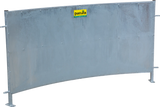Kurvenhorde, blechverkleidet, L=1,87m für Fang- und Behandlungsanlagen