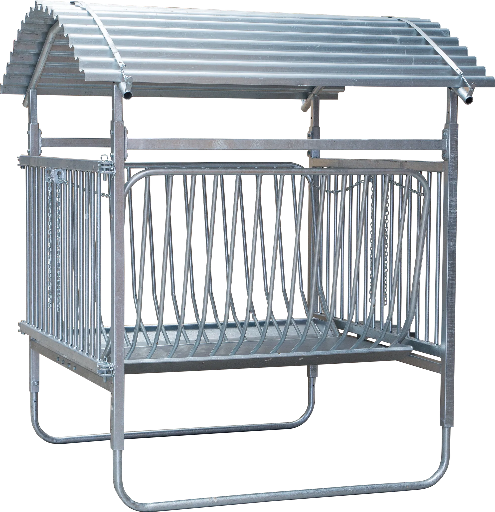 Viereckraufe für gehörnte Schafe und Ziegen