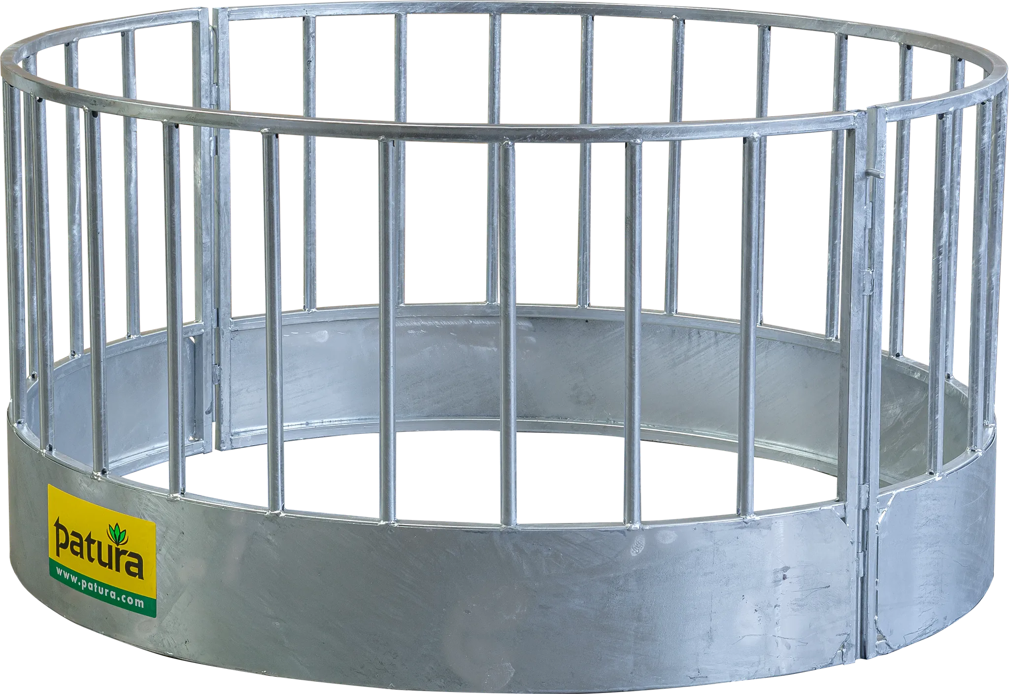 Rundraufe für Schafe, 28 Plätze verzinkt, 2-teilig