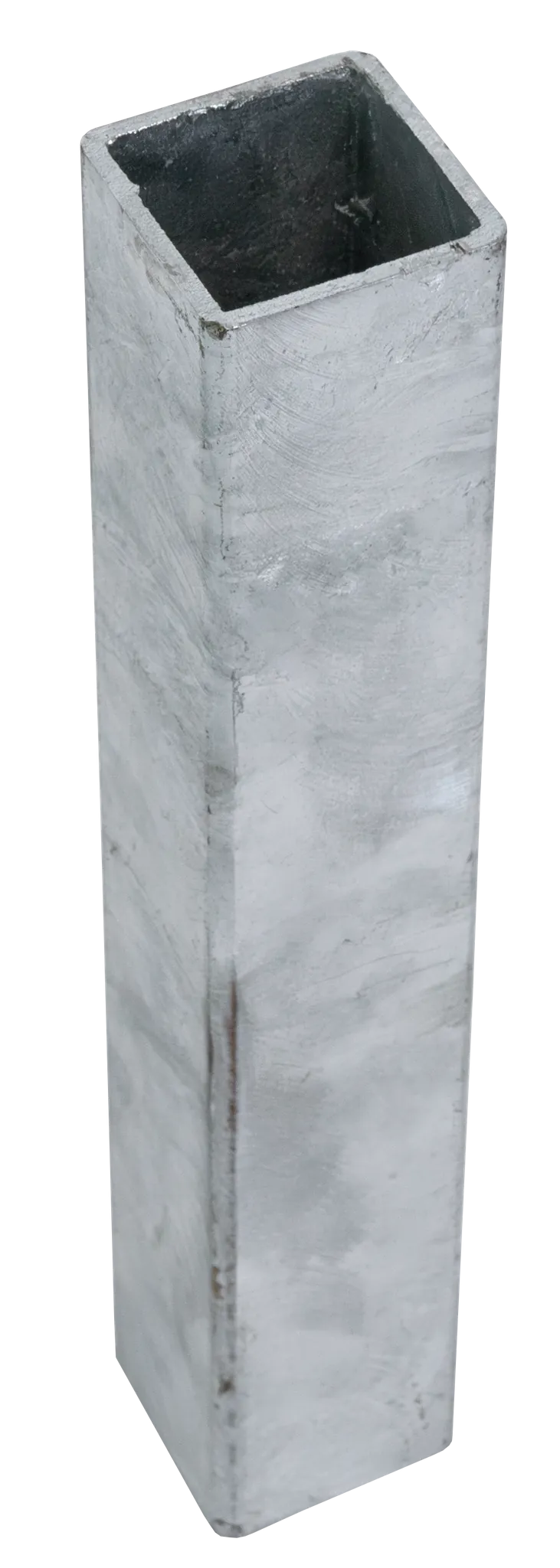 Einbauhülse für Quadratpfosten 40 mm Länge: 30 cm, Außenmaß 50 x 50 mm