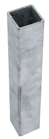 Einbauhülse für Quadratpfosten 40 mm Länge: 30 cm, Außenmaß 50 x 50 mm