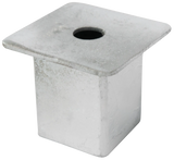 Abdeckung für Einbauhülse Quadrat 40 mm