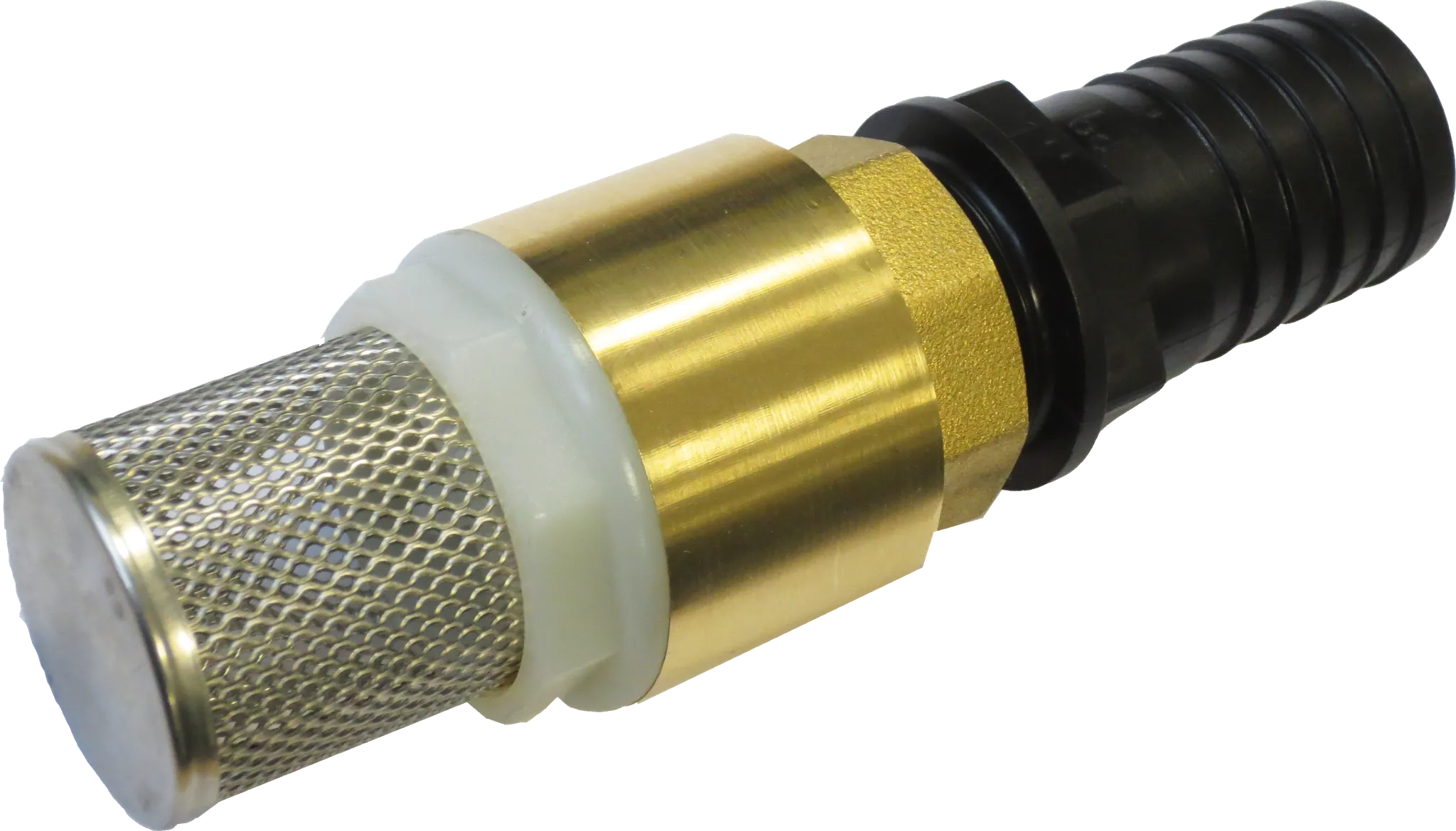 Saugkorb mit Rückschlagventil inkl. Schlauchanschluß-Stutzen 1"