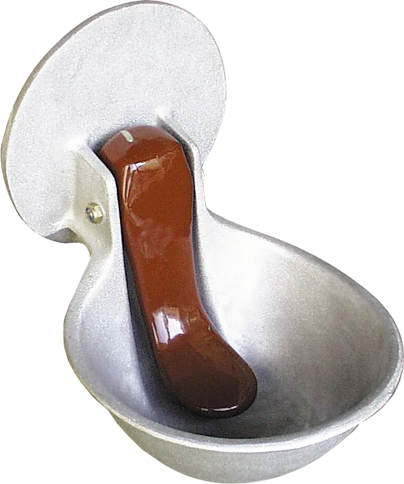 Anbau-Tränkebecken, Aluminium-Guss für Wasserfässer Mod. 98