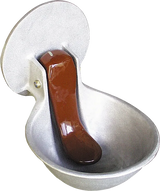 Anbau-Tränkebecken, Aluminium-Guss für Wasserfässer Mod. 98