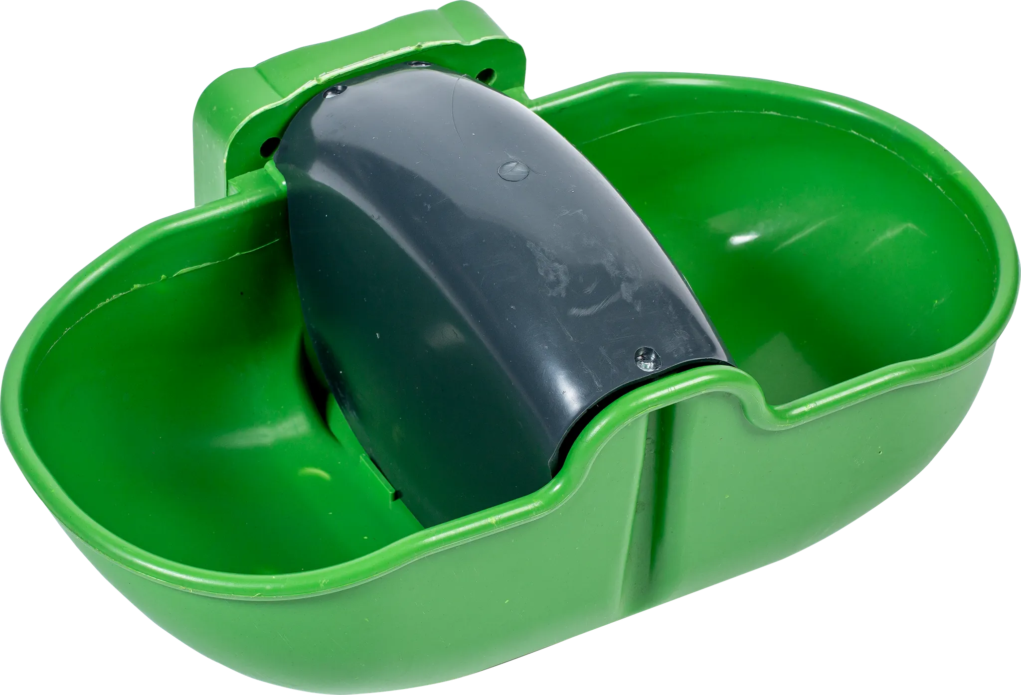 Schwimmerventil-Becken A41 Doppeltränke, robuste Kunststoffschale