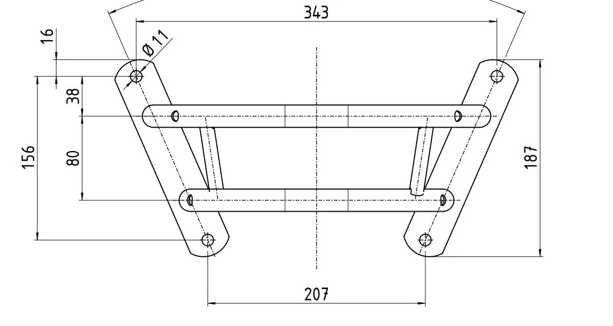 Schutzbügel für Wandbefestigung A5