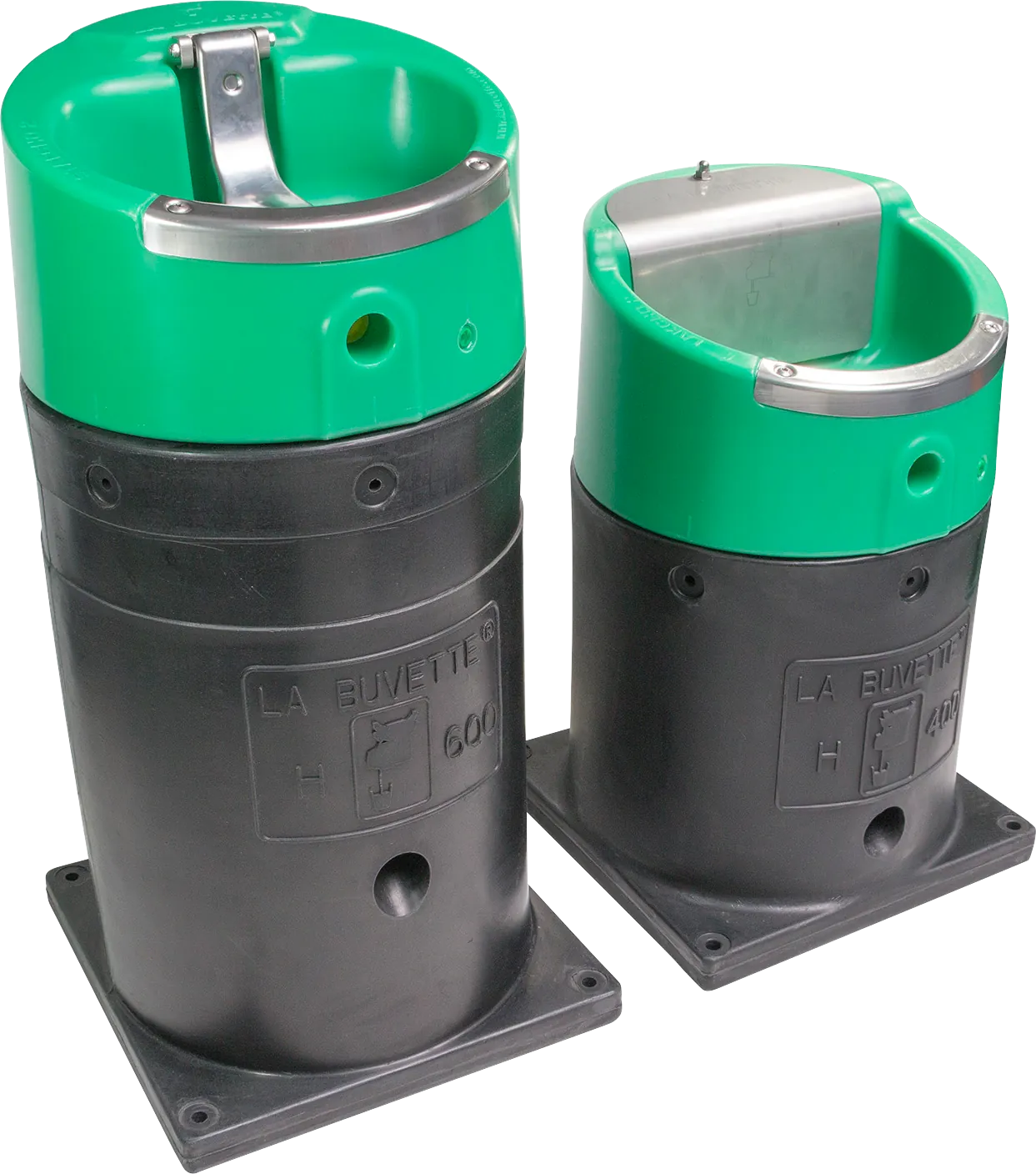 Zungenventil-Becken Stalcho 2, beheizbar, 24 V, 80 W, Kunststoff, für Rinder und Pferde