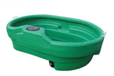 Weidetränke, oval, 400 Liter, ohne Schwimmerventil, 40 cm hoch
