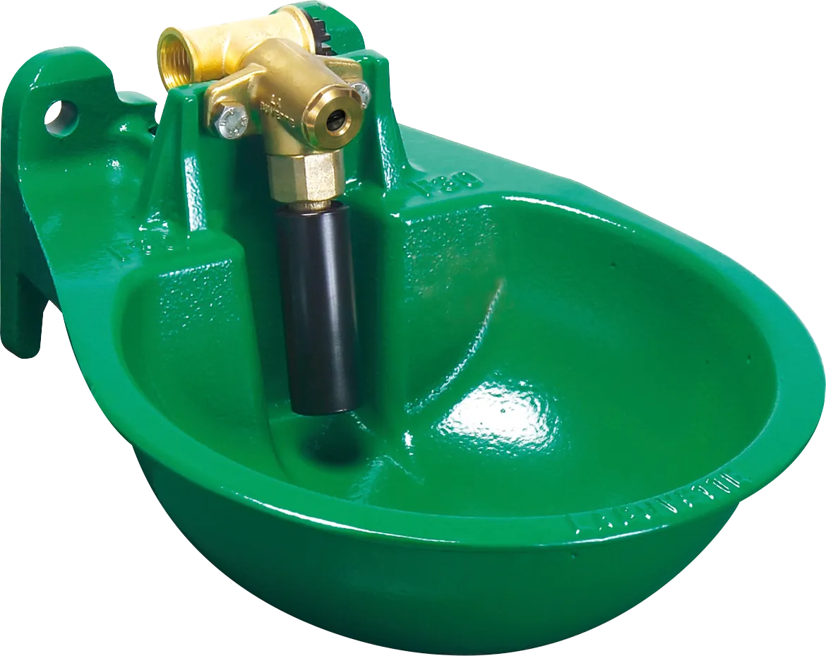 Rohrventil-Becken Mod. F30, Polycoat, Messingventil 3/4"