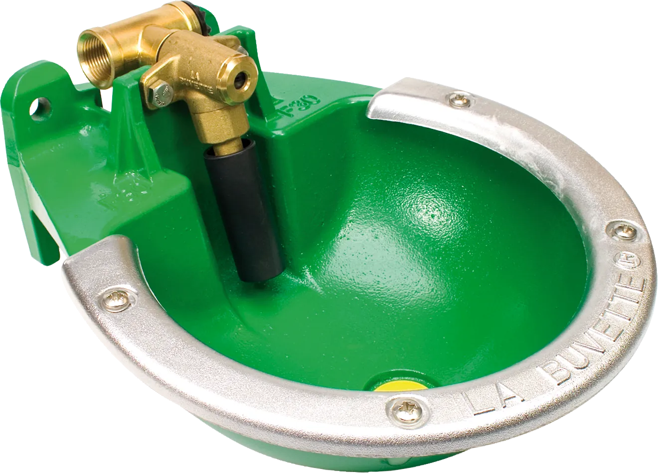 Rohrventil-Becken F30A mit Antikleckerrand