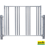 Sicherheits-Pferdefressgitter l = 273 cm 5 Fressplätze für Großballenraufe