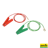 Zaun- und Erdkabelset, mit 2 Klemmen u. 8 mm Ringösen (1 Stück / Pack)