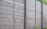 Sichtschutzwand aus Recyclingmaterial - Endpfosten