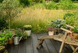 Terrassendiele aus Recyclingmaterial