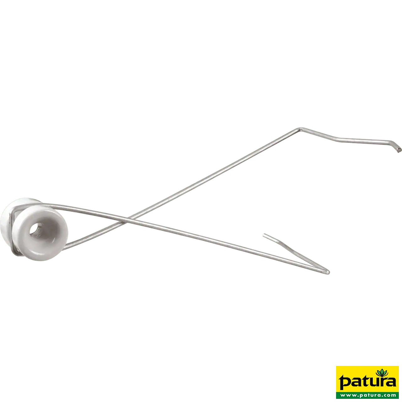 Abstandhalter zum Einhängen mit Porzellanisolator (10 Stück / Pack)
