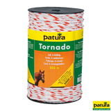 Tornado Seil, 200 m Rolle, weiß-orange 5 Niro 0,20 mm, 1 Cu 0,30 mm